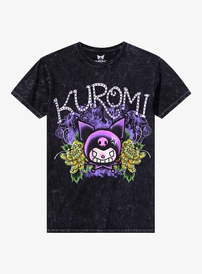 Kuromi Tattoo Art Mineral Boyfriend Fit Girls T-Shirt