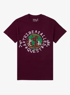 A Tribe Called Quest Globe Boyfriend Fit Girls T-Shirt