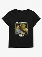 Shrek Relationship Goals Girls T-Shirt Plus
