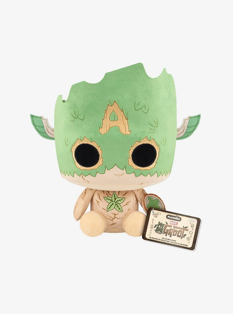 Funko Marvel We Are Groot Captain America Plush