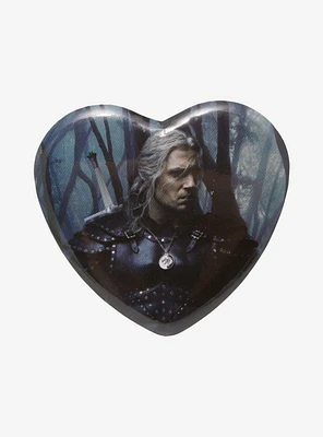 The Witcher Geralt Heart 3 Inch Button