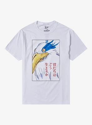 Studio Ghibli® The Boy And Heron Japanese Poster T-Shirt