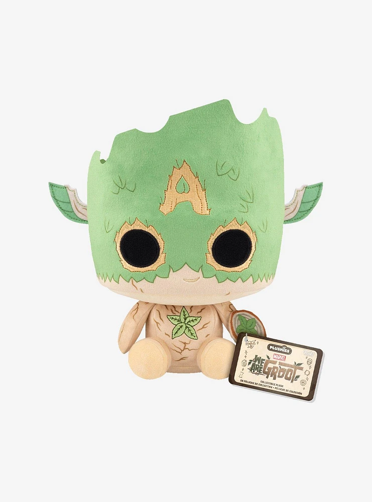 Funko Marvel We Are Groot Captain America Groot 7 Inch Plush