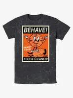 Marvel Loki Miss Minutes Says Behave Mineral Wash T-Shirt