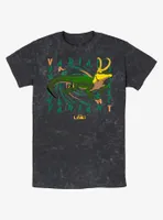 Marvel Loki Variant Alligator Mineral Wash T-Shirt