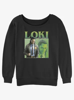 Marvel Loki TVA Womens Slouchy Sweatshirt