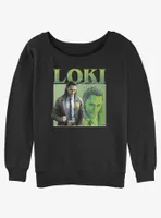 Marvel Loki TVA Womens Slouchy Sweatshirt