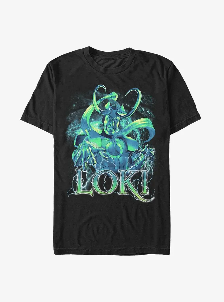 Marvel Loki Lightning T-Shirt