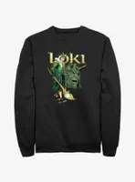 Marvel Loki Mischievous Grin Sweatshirt