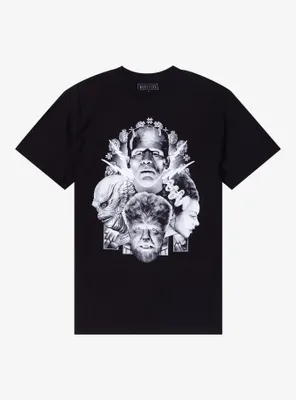 Universal Monsters Characters T-Shirt