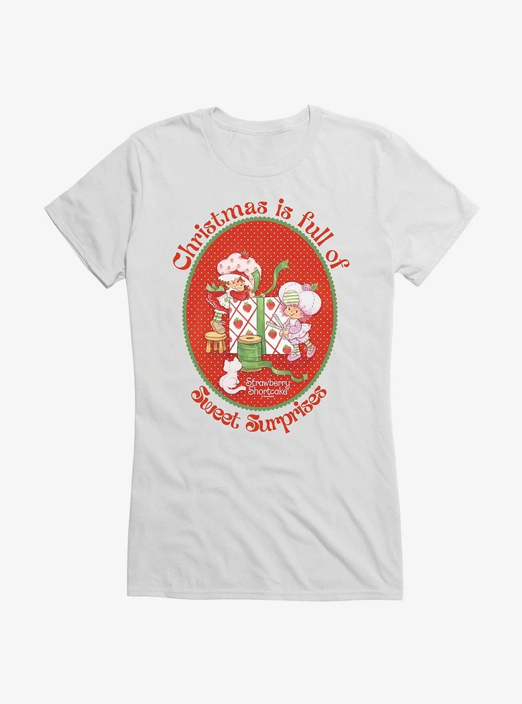 Strawberry Shortcake & Raspberry Tart Christmas Sweet Surprises Girls T-Shirt