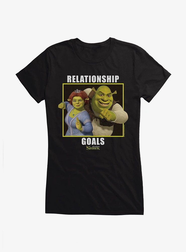 Shrek Relationship Goals Girls T-Shirt