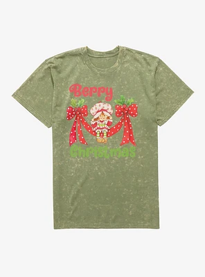 Strawberry Shortcake Berry Christmas Mineral Wash T-Shirt