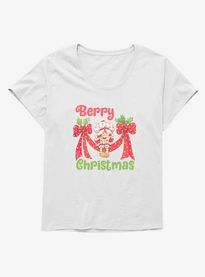 Strawberry Shortcake Berry Christmas Girls T-Shirt Plus