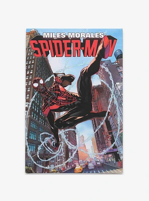 Marvel Spider-Man Miles Morales City Scene Canvas Wall Decor