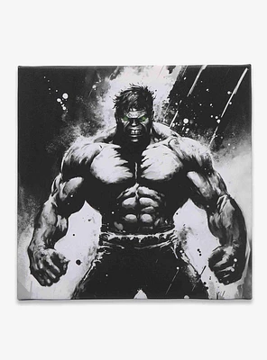 Marvel The Incredible Hulk Black & White Canvas Wall Decor