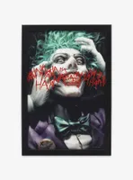 DC Comics The Joker Haha Framed Wood Wall Decor