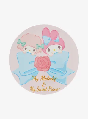 My Melody & My Sweet Piano Bow 3 Inch Button