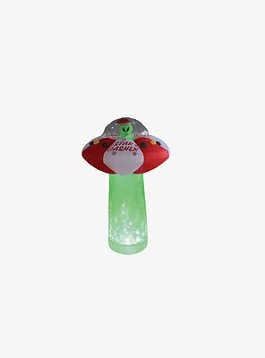 Star Dasher UFO with Tractor Beam Inflatable Decor