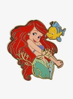 Disney The Little Mermaid Ariel and Flounder Enamel Pin — BoxLunch Exclusive