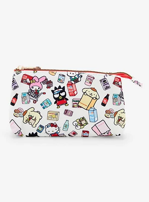 Sanrio Hello Kitty and Friends Kawaii Mart Allover Print Makeup Bag - BoxLunch Exclusive