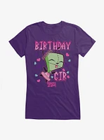 Invader Zim Birthday GIR Girls T-Shirt