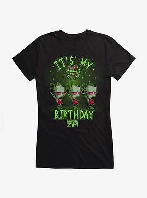 Invader Zim Disco Birthday Girls T-Shirt