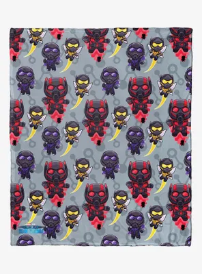 Marvel Ant-Man Quantumania Chibi Team Silk Touch Throw Blanket