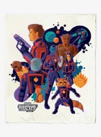 Marvel Guardians of the Galaxy: Vol. 3 Galactic Pop Art Silk Touch Throw Blanket