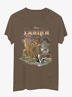 Disney Bambi Vintage Distressed Boyfriend Fit Girls T-Shirt