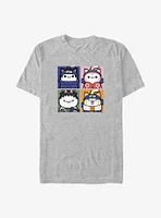 Naruto Cat Team Sasuke Sakura Shikamaru and T-Shirt