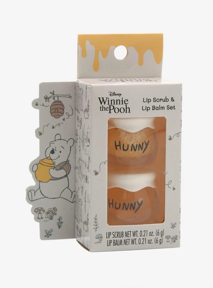 Disney Winnie the Pooh Hunny Pot Lip Balm & Lip Scrub Set