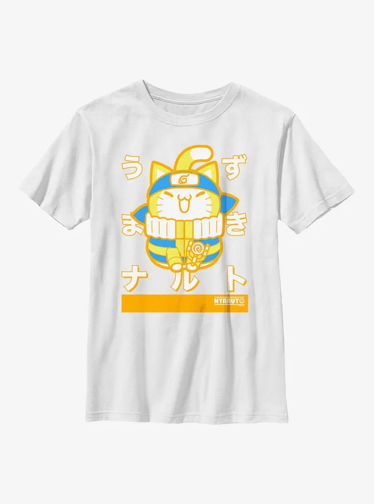 Naruto Nyaruto Uzumaki Cat Youth T-Shirt