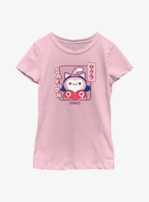 Naruto Sakura Cat Youth Girls T-Shirt