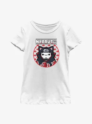 Naruto Nyaruto Itachi Cat Youth Girls T-Shirt