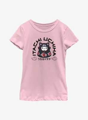 Naruto Itachi Uchiha Cat Youth Girls T-Shirt