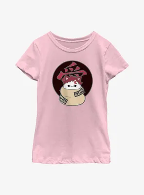 Naruto Gaara Cat Youth Girls T-Shirt