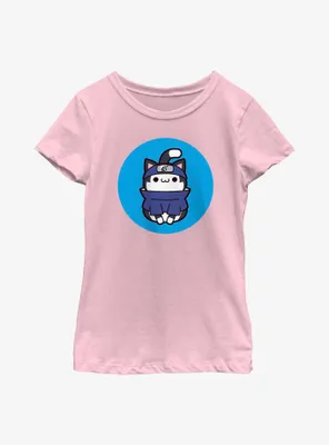 Naruto Cat Sasuke Youth Girls T-Shirt