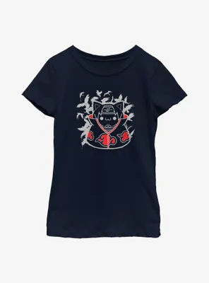 Naruto Itachi Cat Crow Jutsu Clone Youth Girls T-Shirt