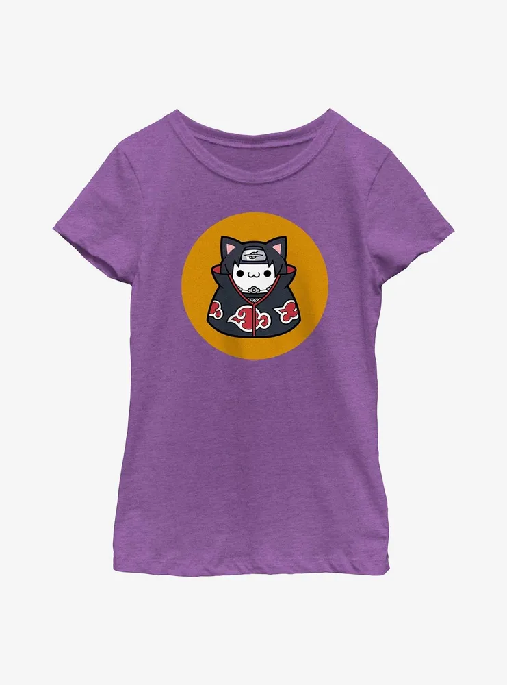 Naruto Cat Itachi Youth Girls T-Shirt