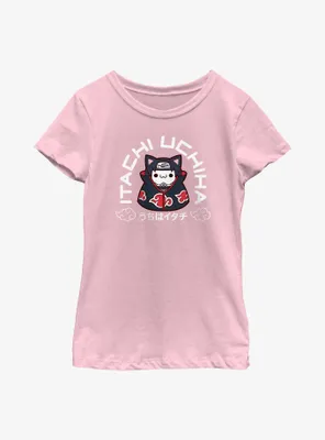 Naruto Ninja Cat Itachi Uchiha Youth Girls T-Shirt