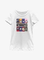 Naruto Nyaruto Cats Meow Youth Girls T-Shirt