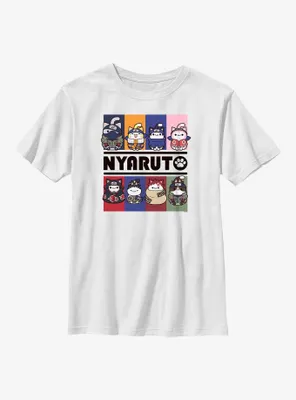 Naruto Nyaruto Cats Meow Youth T-Shirt