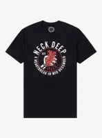 Neck Deep A Heartbreak Mid-December Boyfriend Fit Girls T-Shirt