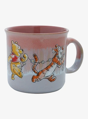 Disney Winnie The Pooh Group Glaze Camper Mug