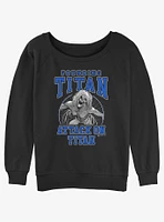 Attack on Titan Founding Ymir Girls Slouchy Sweatshirt