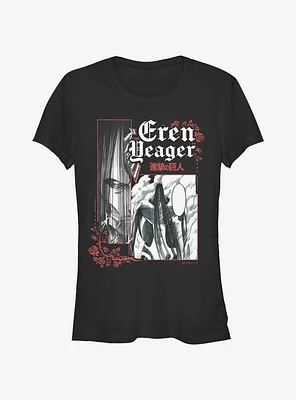 Attack on Titan Goth Colossal Eren Girls T-Shirt