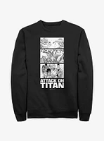 Attack on Titan Annie vs Reiner Panels Sweatshirt