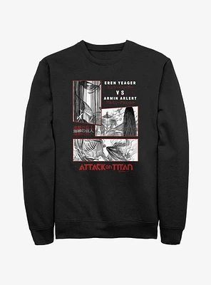 Attack on Titan Eren vs Armin Sweatshirt