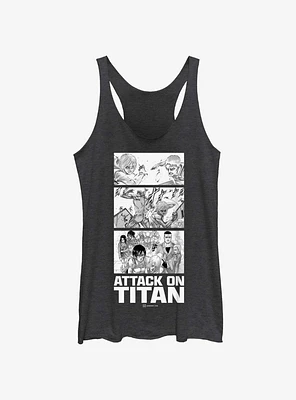 Attack on Titan Annie vs Reiner Panels Girls Tank